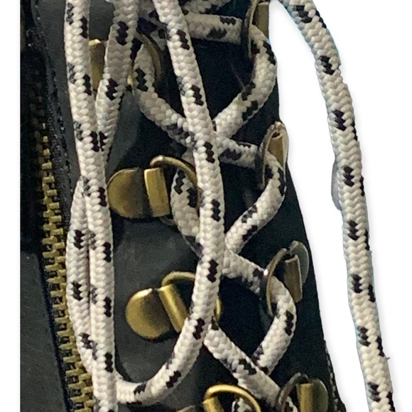 NEW‎ Boutique 9 Lace up stiletto heel platform ankle boots . Sz 9.5 Leather - Picture 3 of 12